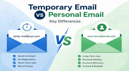 Temporary Email vs Personal Email: Key Differences